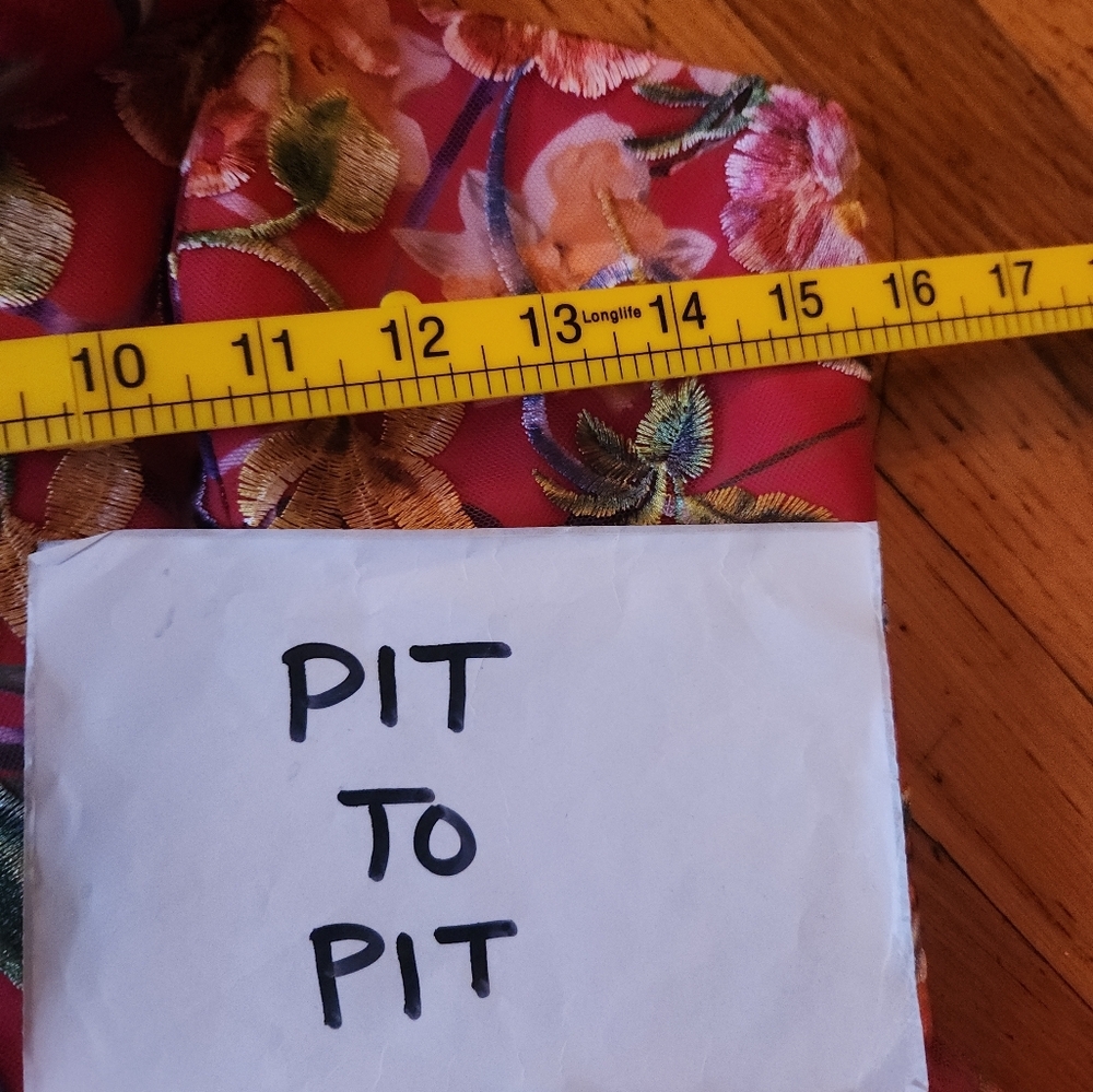 Marchesa Notte Women's Ribbons Tulle Midi Dress in Pink - Picture 8 of 12